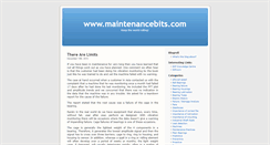 Desktop Screenshot of maintenancebits.com